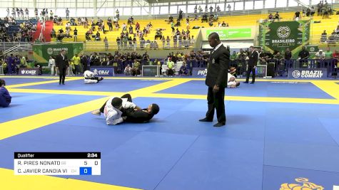 RICARDO PIRES NONATO vs CLAUDIO JAVIER CANDIA VICENCIO 2024 Brasileiro Jiu-Jitsu IBJJF