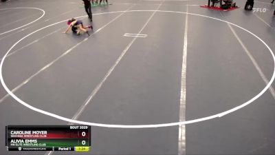 Quarterfinal - Caroline Moyer, Waconia Wrestling Club vs Alivia Emms, MN Elite Wrestling Club