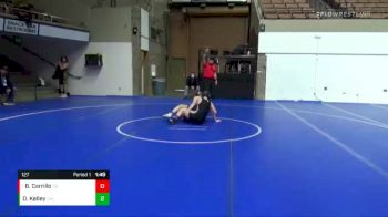 127 lbs Quarterfinal - Baylee Carrillo, CALIFORNIA GRAPPLERS vs Danica Kelley, California