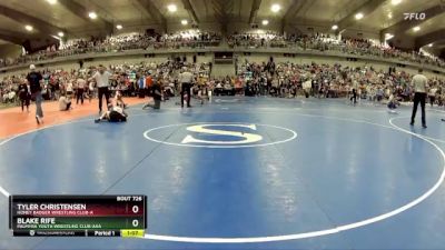 100 lbs Champ. Round 2 - Blake Rife, Palmyra Youth Wrestling Club-AAA vs Tyler Christensen, Honey Badger Wrestling Club-A 