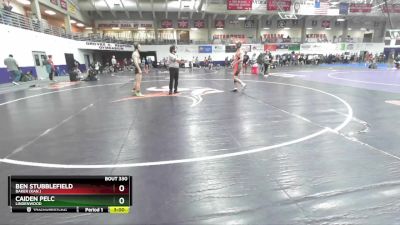 133 lbs Quarterfinal - Ben Stubblefield, Baker (Kan.) vs Caiden Pelc, Lindenwood