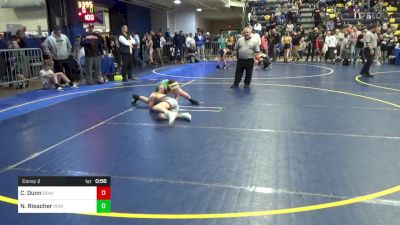 90 lbs Consy 2 - Cael Dunn, Beaver Local vs Noel Risacher, Iron Eagles