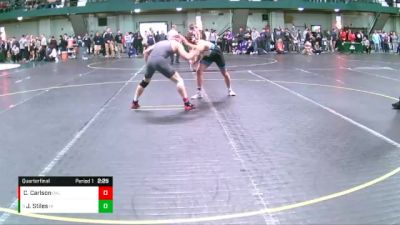 165 lbs Quarterfinal - Jake Stiles, Northern Illinois vs Cael Carlson, Oklahoma