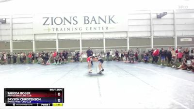 106 lbs Round 1 - Takoda Boger, Protos Wrestling Club vs Bryson Christenson, Ravage Wrestling Club