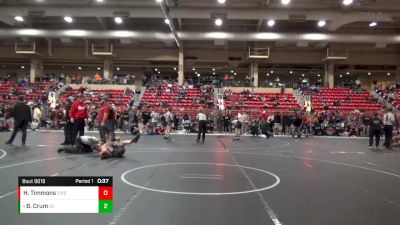 105 lbs Cons. Round 4 - Braydden Crum, Duran Elite vs Holden Timmons, Emporia Wrestling Club