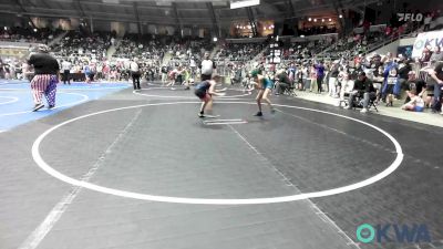 67 lbs Consi Of 8 #2 - Emerson Rollings, Tulsa Blue T Panthers vs Myka Stitt, Standfast