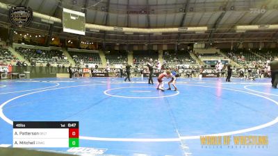 46 lbs 2nd Place - Annalise Patterson, Duran Elite vs Azayla Mitchell, El Reno Wrestling Club