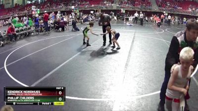 56 lbs Semifinal - Phillip Childers, Nebraska Elite Wrestling Club vs Kendrick Nordhues, Central Valley Youth Wrestling