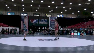 55 kg Quarters - Eathon Rider, Shafter Youth Wrestling vs Dalton Duffield, Army (WCAP)