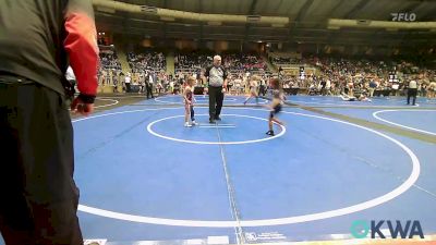 43 lbs 2nd Place - Dylan Harris, Hurricane Wrestling Academy vs Blakelee Lewis, Weatherford Youth Wrestling