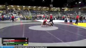 182 lbs Finals (8 Team) - Daevon Vereen, 4A Banks vs Logan Mckibbin, 4A Tillamook