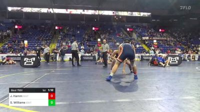 195 lbs Semifinal - Jayden Hamm, South Williamsport vs Slayton Williams, South Side