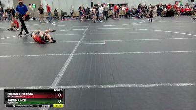 72 lbs Placement (4 Team) - Jaden Uhde, Rebellion vs Michael Nicosia, Mat Assassins