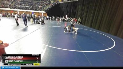 56 lbs Semifinal - Maddox Clayberg, Sebolt Wrestling Academy vs Brecken Massman, Iowa