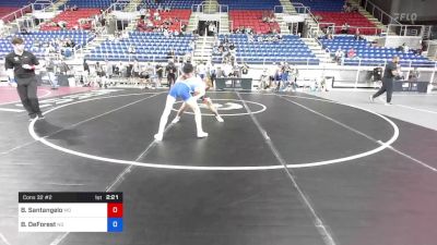 126 lbs Cons 32 #2 - Bryan Santangelo, Maryland vs Benjamin DeForest, North Dakota