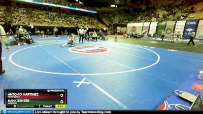 113 Class 4 lbs Quarterfinal - Hank Benter, Hickman vs Antonio Martinez, Fort Osage