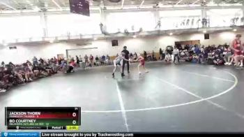 71 lbs Placement Matches (8 Team) - Jackson Thorn, Minnesota Thunder vs Bo Courtney, Oklahoma Outlaws GR Red
