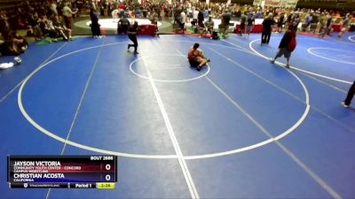 165 lbs Champ. Round 3 - Jayson Victoria, Community Youth Center - Concord Campus Wrestling vs Christian Acosta, California