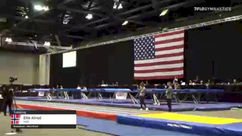 Ellie Allred - Tumbling, NSB - 2021 USA Gymnastics Championships