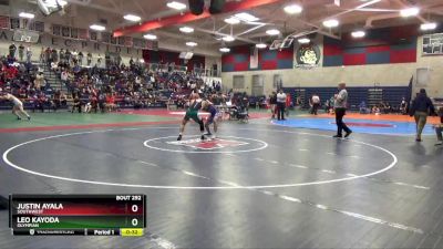 160 lbs Cons. Round 2 - Justin Ayala, Southwest vs Leo Kayoda, Olympian