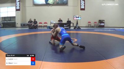 65 kg Cons 16 #1 - Joey Lazor, Panther Wrestling Club RTC vs Kanen Storr, TMWC/ Michigan