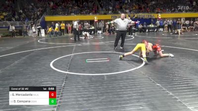 80 lbs Consi Of 32 #2 - Gio Mercadante, Wilkes Barre vs Dominick Campana, Derry