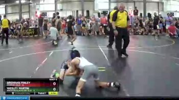 60 lbs Round 2 (6 Team) - Brennan Finley, Missouri Gold vs Wesley Martin, American Gladiators-Blue