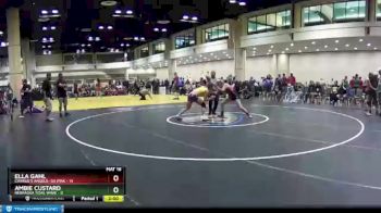 120 lbs Round 7 (10 Team) - Ambie Custard, Nebraska Tidal Wave vs Ella Gahl, Charlie`s Angels- GA Pink