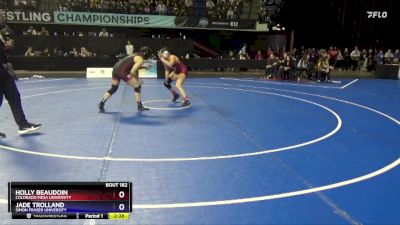 136 lbs Quarterfinal - Holly Beaudoin, Colorado Mesa University vs Jade Trolland, Simon Fraser University