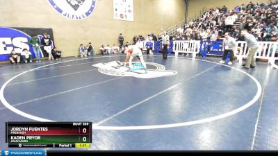 132 lbs Champ. Round 2 - Kaden Pryor, Atascadero vs Jordyn Fuentes, Firebaugh