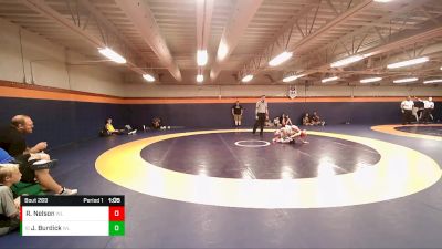 126 lbs Cons. Round 2 - Jack Burdick, Carbon Wrestling Club vs Ryker Nelson, SYRACUSE