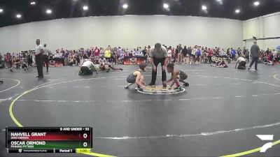 53 lbs Round 2 - Oscar Ormond, Pinning Python vs Nahvell Grant, Ohio Heroes