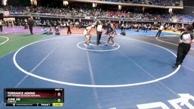 5A 157 lbs Semifinal - June An, Lubbock vs Torrance Adkins, San Antonio Veterans Memorial