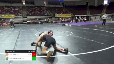 149 lbs Round Of 32 - Lincoln Vick, Iowa State WC vs Kade Haselman, Colorado State