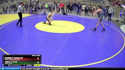 97 lbs Cons. Round 3 - Garrett Koehler, West Albany Mat Club vs Drew Lucas, Hood River