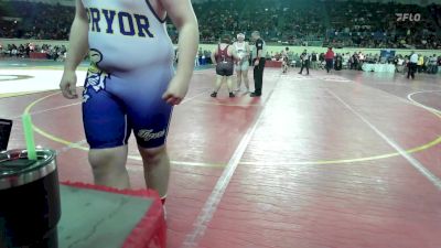 Round Of 64 - Riley Dixon, Pryor Tigers Wrestling vs Da'Quan Washington, Midwest City Middle School Bombers