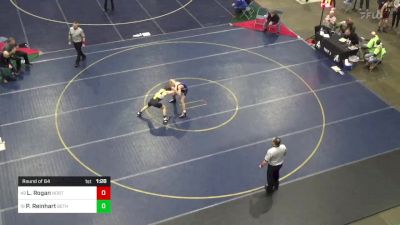 117 lbs Round Of 64 - Luke Rogan, Northampton vs Pierce Reinhart, Bethel Park