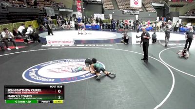 82 lbs Cons. Round 4 - Marcus Coates, Tehachapi Valley Wrestling Club vs JohnMatthew Curiel, Savage House Wrestling Club