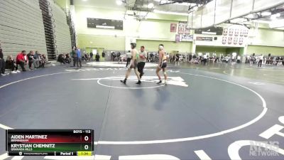 113 lbs Semifinal - Krystian Chemnitz, GRANADA HILLS vs Aiden Martinez, BIRMINGHAM