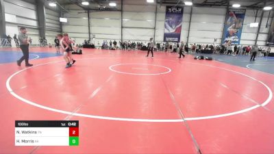 100 lbs Consi Of 8 #2 - Noah Watkins, TN vs Hudson Morris, AK