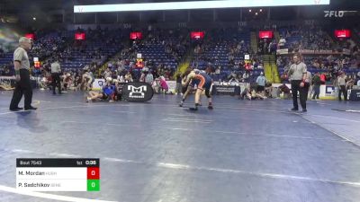 155 lbs Semifinal - Mason Mordan, Hughesville vs Peter Sadchikov, General McLane