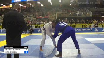 MARCUS VINICIUS RIBEIRO DE SIQUE vs DEVHONTE M. JOHNSON 2022 Pan Jiu Jitsu IBJJF Championship