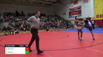 157 lbs 1st Place Match - Ethan Birden, Dublin Coffman vs Darius Marines, Detroit Catholic Central