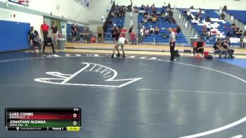 174 lbs 2nd Wrestleback (8 Team) - Jonathan Aldana, Santa Ana vs Luke Combs, Bakersfield