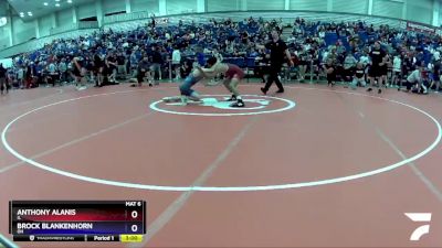 120 lbs Champ. Round 1 - Anthony Alanis, IL vs Brock Blankenhorn, OH