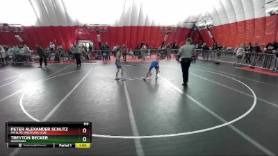 87 lbs Champ. Round 2 - Treyton Becker, Wisconsin vs Peter Alexander Schutz, MN Elite Wrestling Club