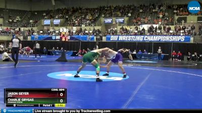 174 lbs Cons. Semi - Jason Geyer, NYU vs Charlie Grygas, Oswego State