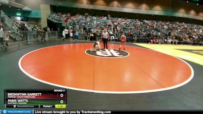 87-96 lbs Round 3 - Paris Watts, Eastside Cougars vs Bronwynn Garrett, Fernley Youth Wrestling