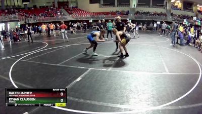 160 lbs Cons. Round 2 - Ethan Claussen, Pierce vs Kaleb Harder, Fremont Wrestling Club