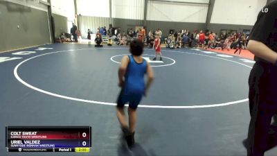 70 lbs Round 4 - Colt Sweat, Ilwaco Youth Wrestling vs Uriel Valdez, Sunnyside Ironman Wrestling